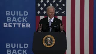 Biden: “The cost the Build Back Better bill ... is zero, zero, zero...”