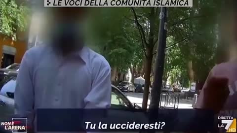 Islamici intervistati: se la donna non porta il velo, prendo coltello