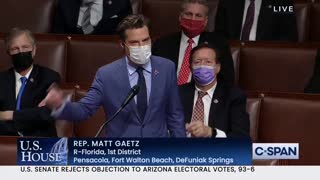 Matt Gaetz: I Didn't Hear The Dems Call To Defund The Police Today