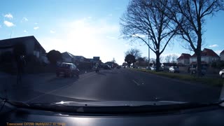 Bicyclist Runs a Red Light