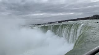 Niagara falls in the morning