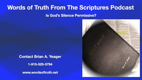 Is God’s Silence Permissive?