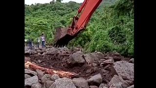 Landslides destroy houses after Indonesia cyclone