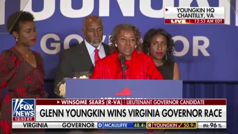 BASED Lt Gov Winsome Sears Gives Breathtaking Victory Speech