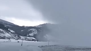 Sunday storm in Grover, Wyoming.