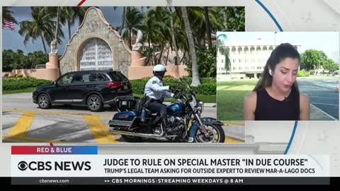 Judge to rule on Trump's special master request "in due course"