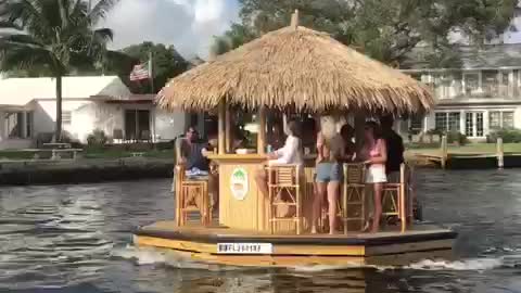 Floating Tiki Bar Is The Stuff Of Your Vacation Dreams