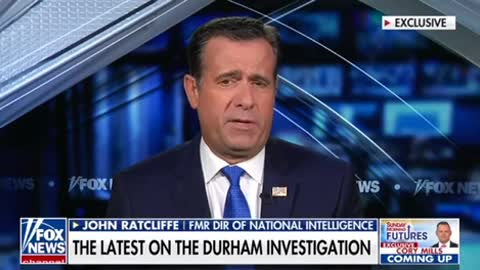 BOOM!!! John Ratcliffe:” I gave John Durham over 1,000 other documents, more indictment coming