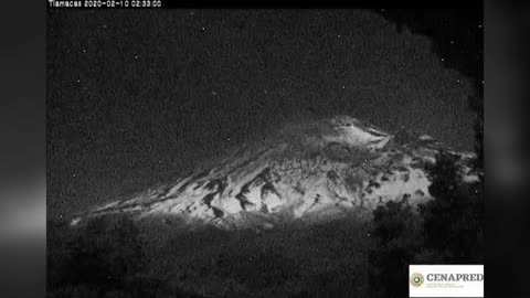 Moment Popocatepetl Volcano Sends Ash 1km Into Sky