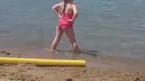 a little fun - enjoying the beach