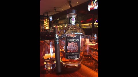 Eat! Drink! Smoke! Episode 105: Four Roses Small Batch Select and Winston Churchill Late Hour Cigar