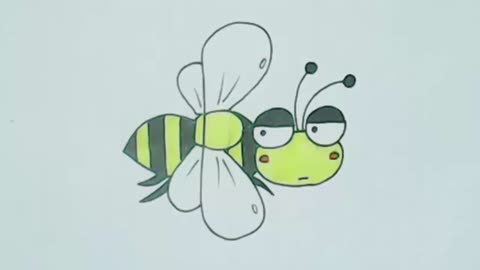 How to turn Word bee into a Cartoon Bee