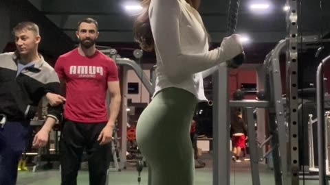 Guys Crash Woman's Workout Video