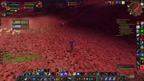 Hunter/Priest duo begin questing In Hellfire with an exorcism