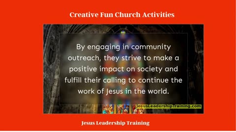Creative Fun Church Activities