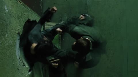 Subway Fight -The Matrix (1999) Movie Clip