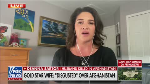 "He's let the entire country down," Gold Star Wife Calls on Joe Biden to Resign