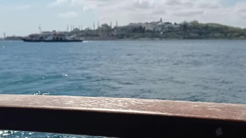 Ferry tour and view is so amazing 🤩🤩 Aya sofia and galata tower