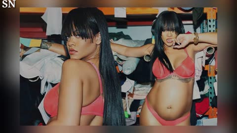 Pregnant Rihanna Breastfeeds Son RZA, 1, in New Savage X Fenty Maternity Underwear