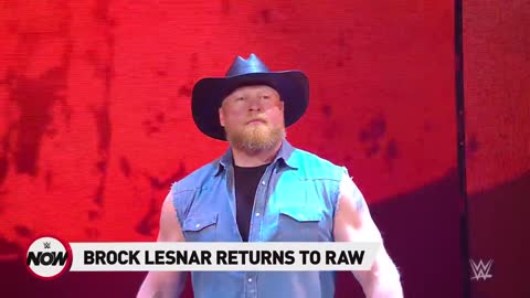 Brock Lesnar is back tonight on Raw:wWE
