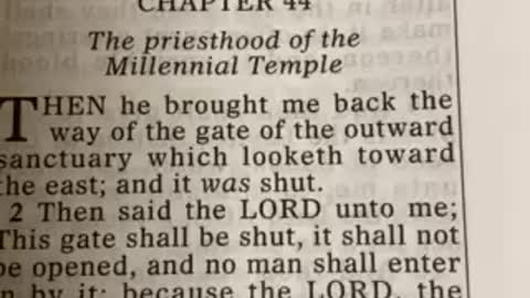 Prophecy from Ezekiel that can be seen today