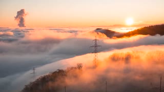 Very atmospheric and beautiful passing fog