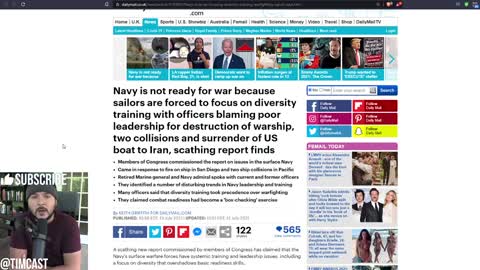 Navy Unprepared For War As Diversity Training Supersedes War Training Causing US SURRENDER To Iran