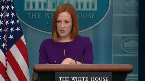 Psaki: "I know that there is an outrage ... about protests that have been peaceful to date and we certainly continue to encourage that outside of judges' homes."