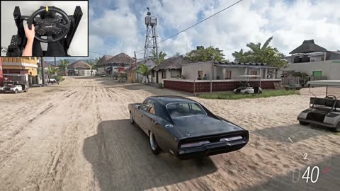 Dodge Charger FAST AND FURIOUS _ Forza Horizon 5 _ Steering Wheel Gameplay