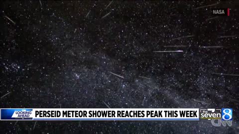 Perseid meteor shower reaches peak this week