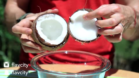 Food Hack - How To Open A Coconut