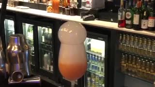 Mixologist Brews up Fancy Bubbling Drinks