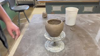 How to make a Coil Pot Vase Part 4