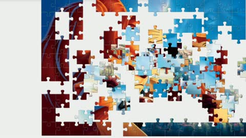 Puzzle. Lion King. Jigsaw puzzle.