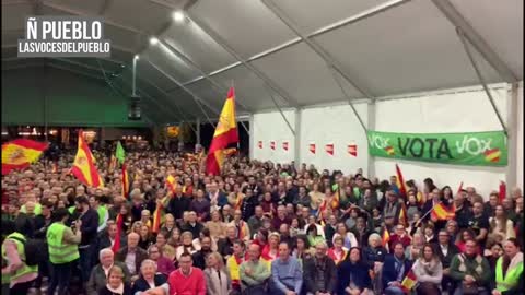 Cierre de campaña electoral del 2D Andalucía 2018 de VOX en Sevilla