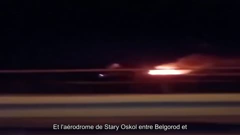 Et l'aérodrome de Stary Oskol entre Belgorod et Voronezh a également pris feu