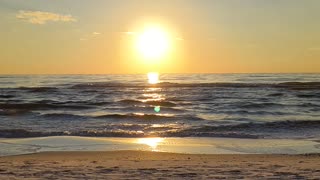 A moment of peace - the perfect beach sunset