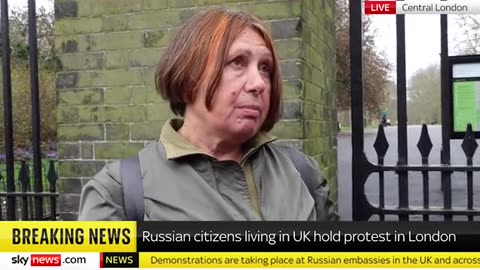 A Russian citizen tells SkyNews why she will be voting for VladimirPutin in the #election.