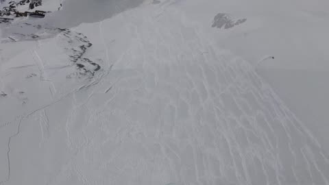 Skier Almost Caught In Monte Rosa Massif Avalanche