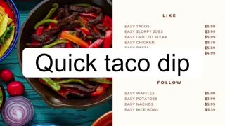 Quick Taco Dip