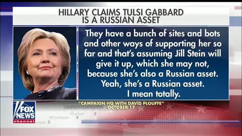 Hillary Accuses Members of Her OWN Party Of Being Russian Assets