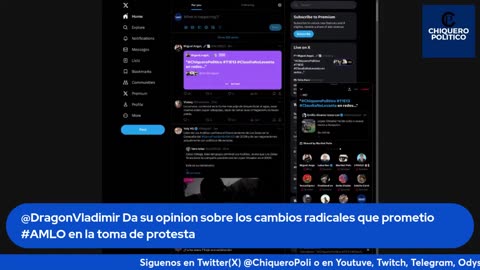 #ChiqueroPolitico #T1E13 #ClaudiaNoLevanta en redes