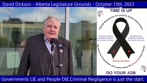 David Dickson - Alberta Legislature Grounds - October 13th, 2023