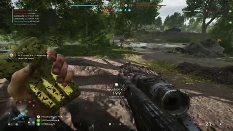 A rock and a hard place. Battlefield 5