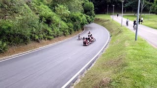 Roller cart ride