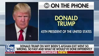 DJT Takes Biden Out to the Woodshed: "We've Never Been This Disrespected"