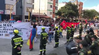 Avanza Marcha por el Paro Nacional en Bucaramanga