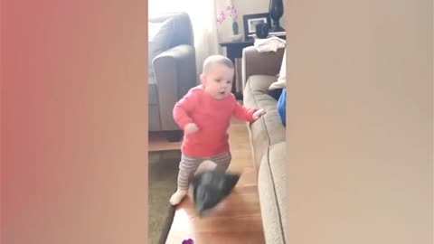 😂 Try Not to Laugh with Funny Baby Video