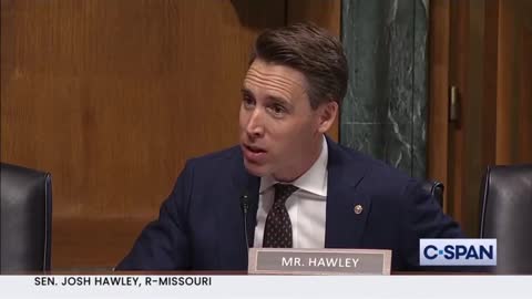 Senator Hawley Gets in Heated Debate With Deputy AG