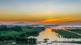 Dawn in Viet Nam